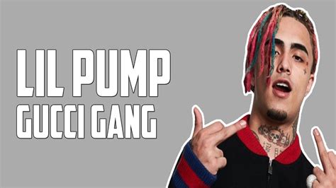 felpa gucci gang|Lil Pump – Gucci Gang Lyrics .